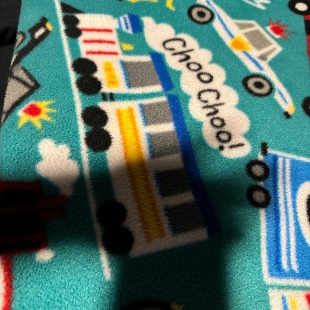 Boys Custom One of A Kind Trucks Blanket. Firetrucks police and more